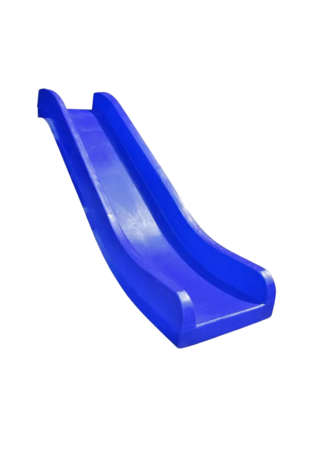 Tobogán simple 120 cm alto azul